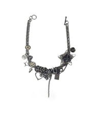 Pentagram Cosmic Star Punk Choker Necklace