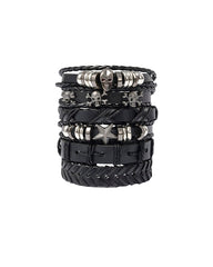 New Star Skull Braided Wristbands