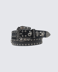 Scorpion Studded Western Punk Belt
