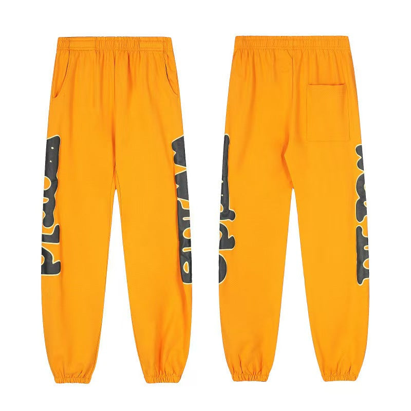 Sp5der Orange Beluga Sweatpants