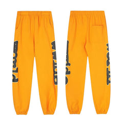 Sp5der Orange Beluga Sweatpants