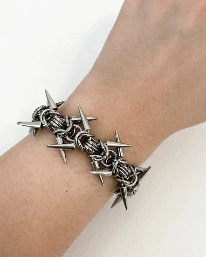 New Punk Spike Chain Bracelet