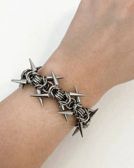 New Punk Spike Chain Bracelet