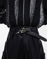 Deconstructed Thorn Unisex Leather Belt