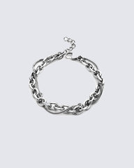 KIIKIO Titanium Steel Lava Wrap Bracelet with Unique Design