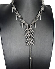 New Punk Spike Tassel Necklace