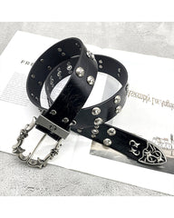 Studded Hip-Hop Punk Belt
