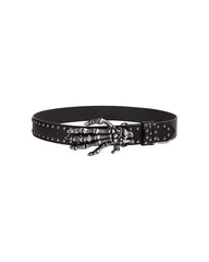 New Skeleton Hand Studded Belt