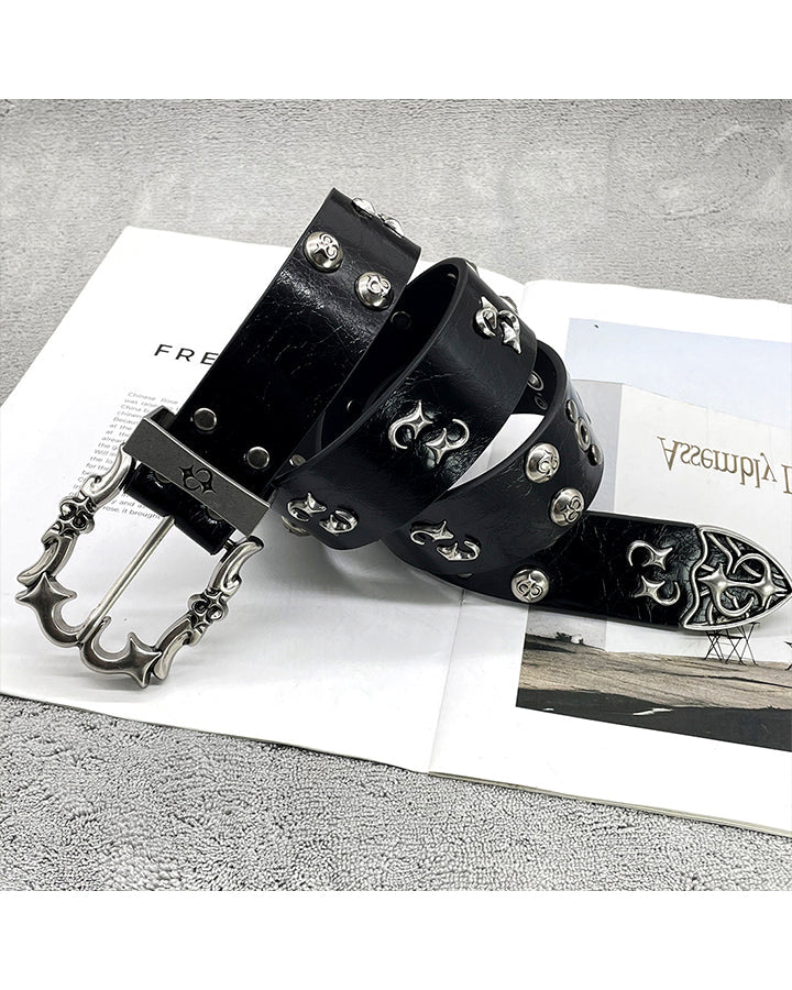 Studded Hip-Hop Punk Belt
