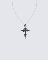 Punk Gothic Cross Pendant Necklace