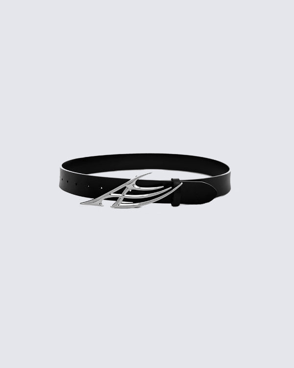Deconstructed Thorn Unisex Leather Belt