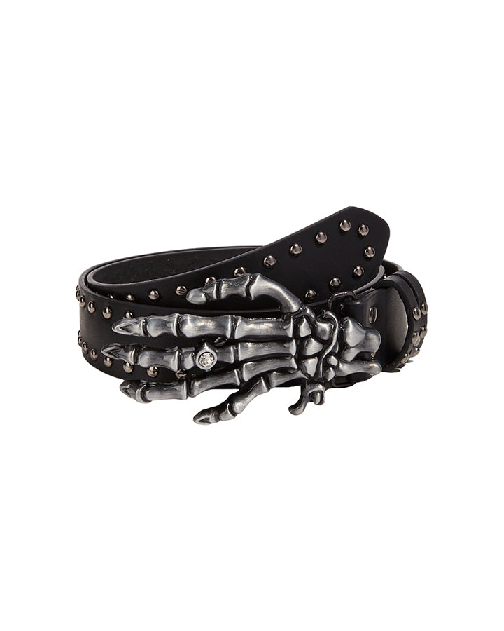 New Skeleton Hand Studded Belt