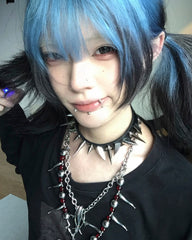 Dark Niche Punk Studded Choker
