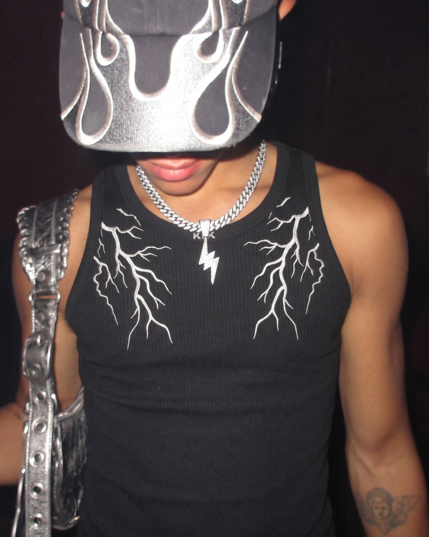 LIGHTNING Series | Pendant Cuban Chain Necklace