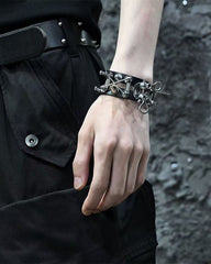 Subcultural Dark Studded Bracelet