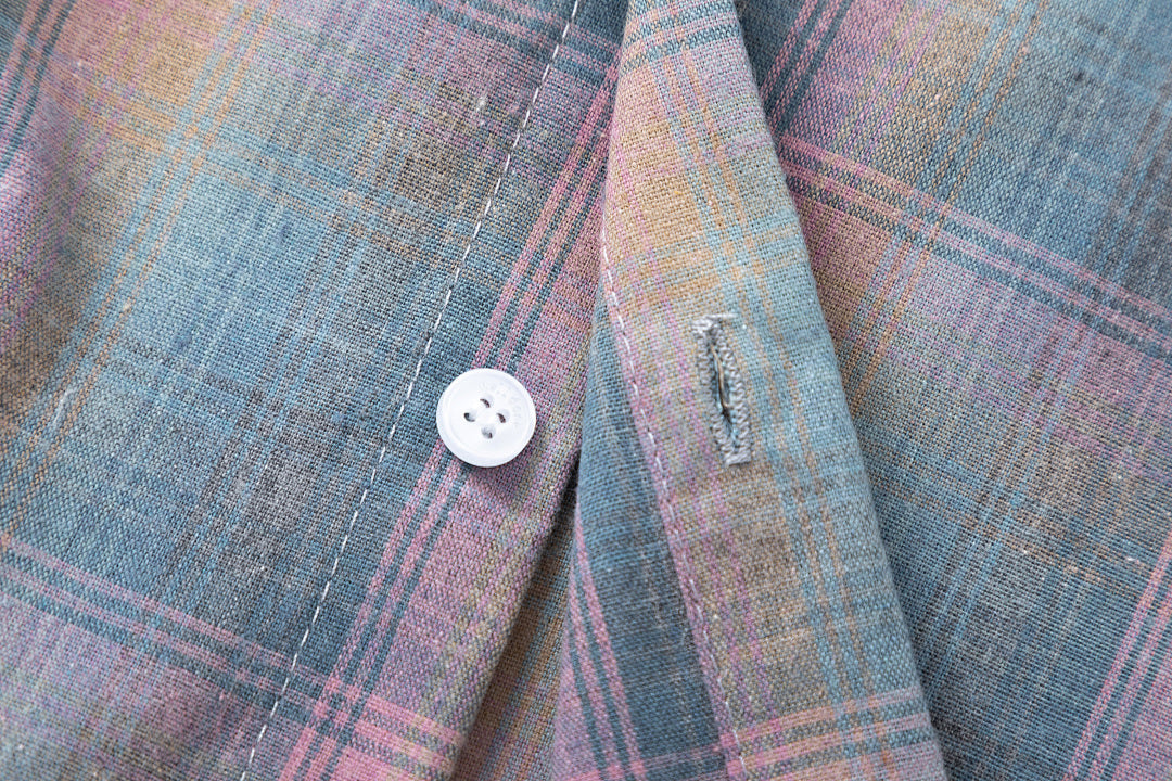 Street Ace We11done Gradient Plaid Shirt