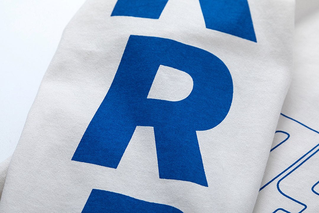 RRR123 Portrait Graphic Cropped Long‑Sleeve T‑Shirt