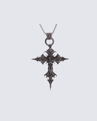 Punk Gothic Cross Pendant Necklace