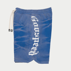 Courtside Shorts (Blue Tie Dye)