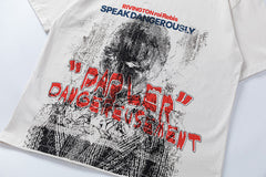 RRR123 Speak Dangerously Graphic Short‑Sleeve T‑Shirt