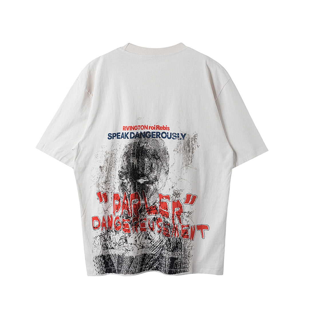 RRR123 Speak Dangerously Graphic Short‑Sleeve T‑Shirt