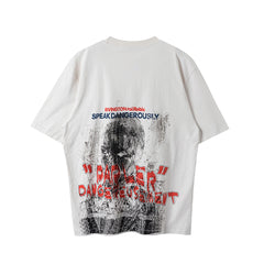 RRR123 Speak Dangerously Graphic Short‑Sleeve T‑Shirt
