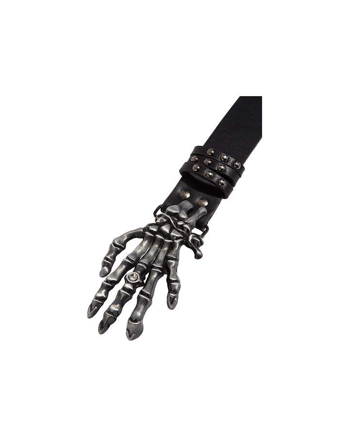 New Skeleton Hand Studded Belt