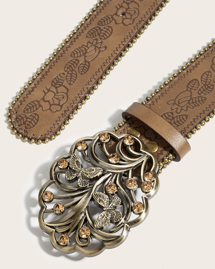 Punk Snap Button Casual Belt