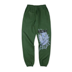 Sp5der Hunter Green Sweatpants