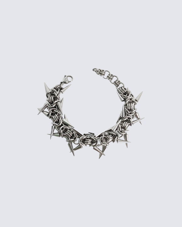 New Punk Spike Chain Bracelet