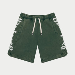 Courtside Shorts (Green Wash)