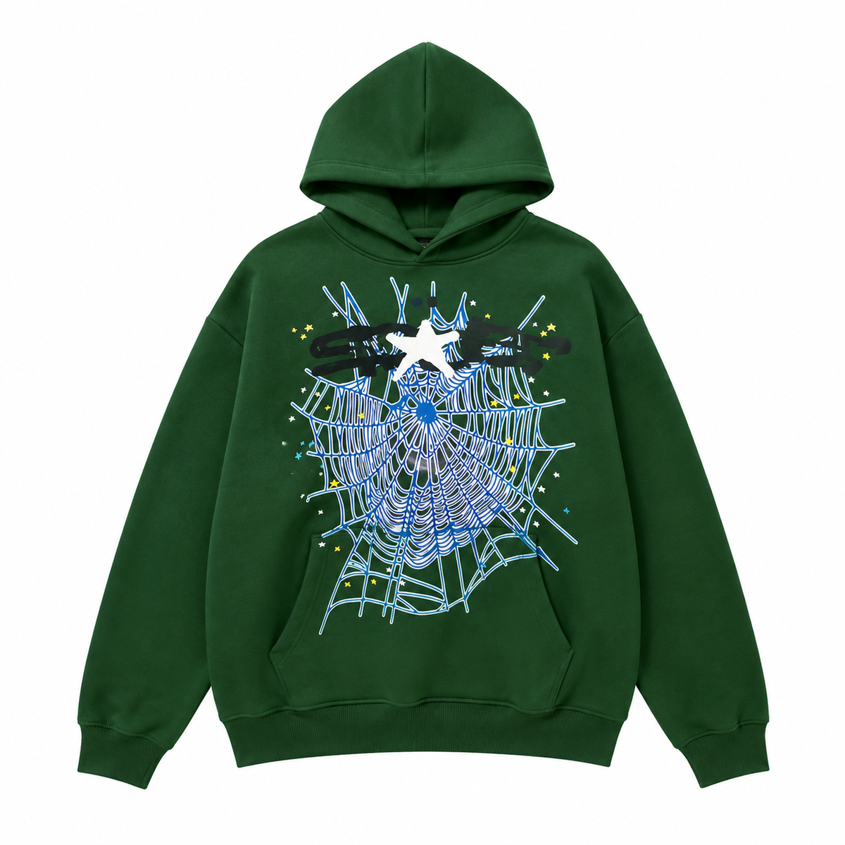 Sp5der Hunter Green Hoodie