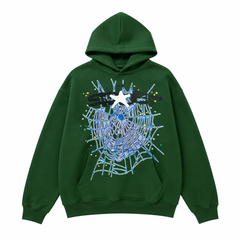 Sp5der Hunter Green Hoodie