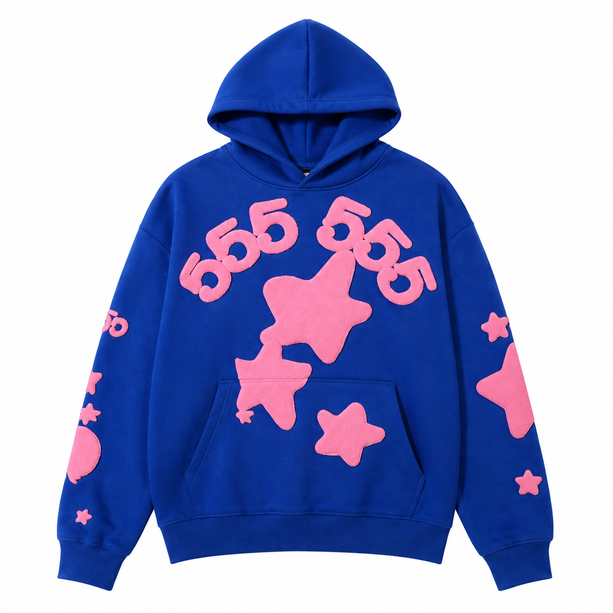 Sp5der Beluga Hoodie Blue Pink