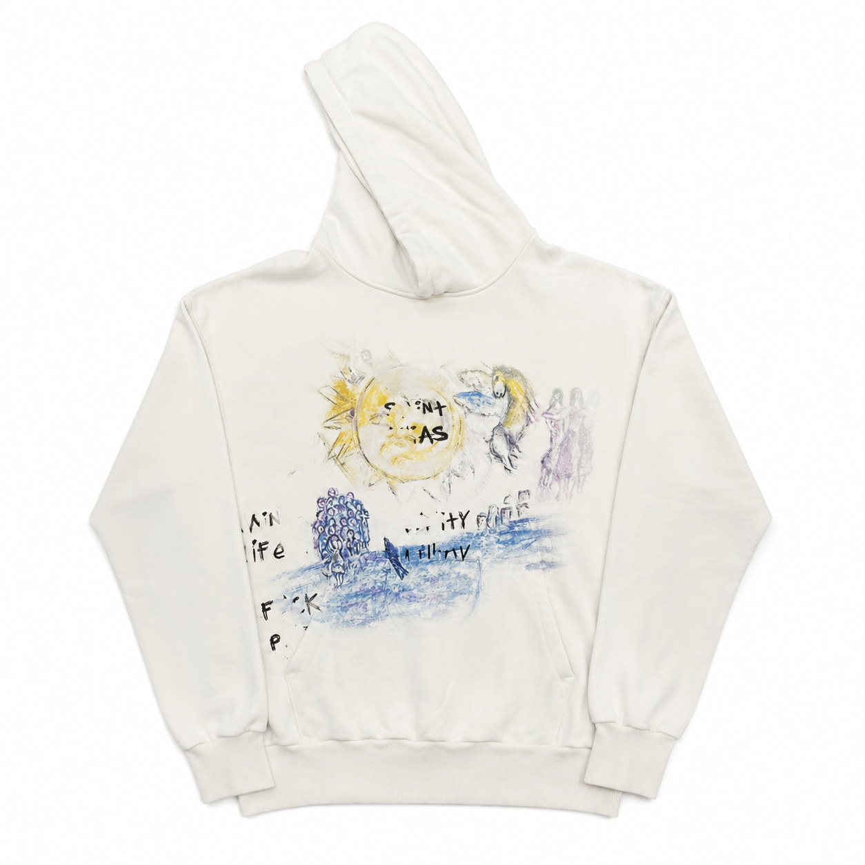 Saint Vanity F*** Off Hoodie White