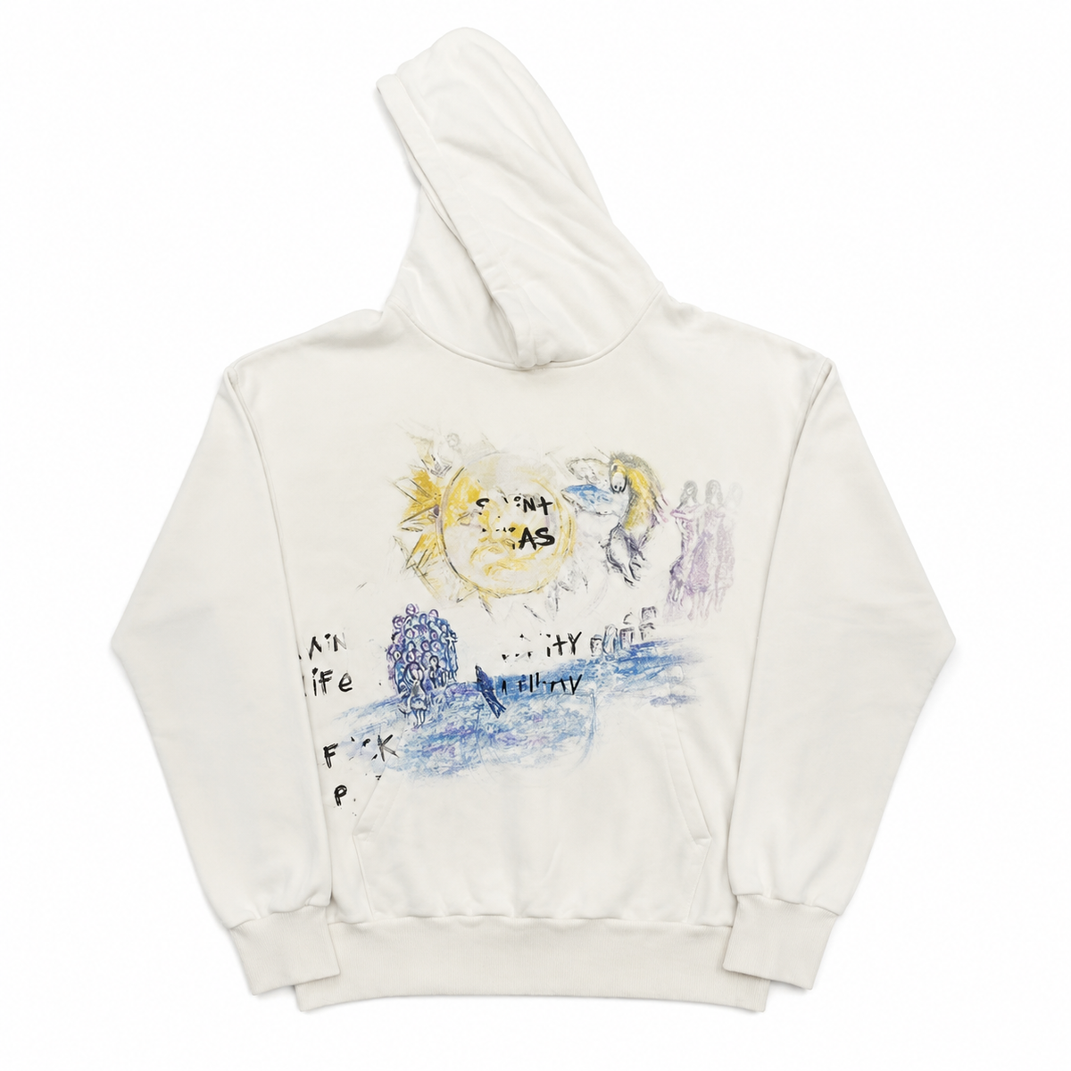 Saint Vanity F*** Off Hoodie White