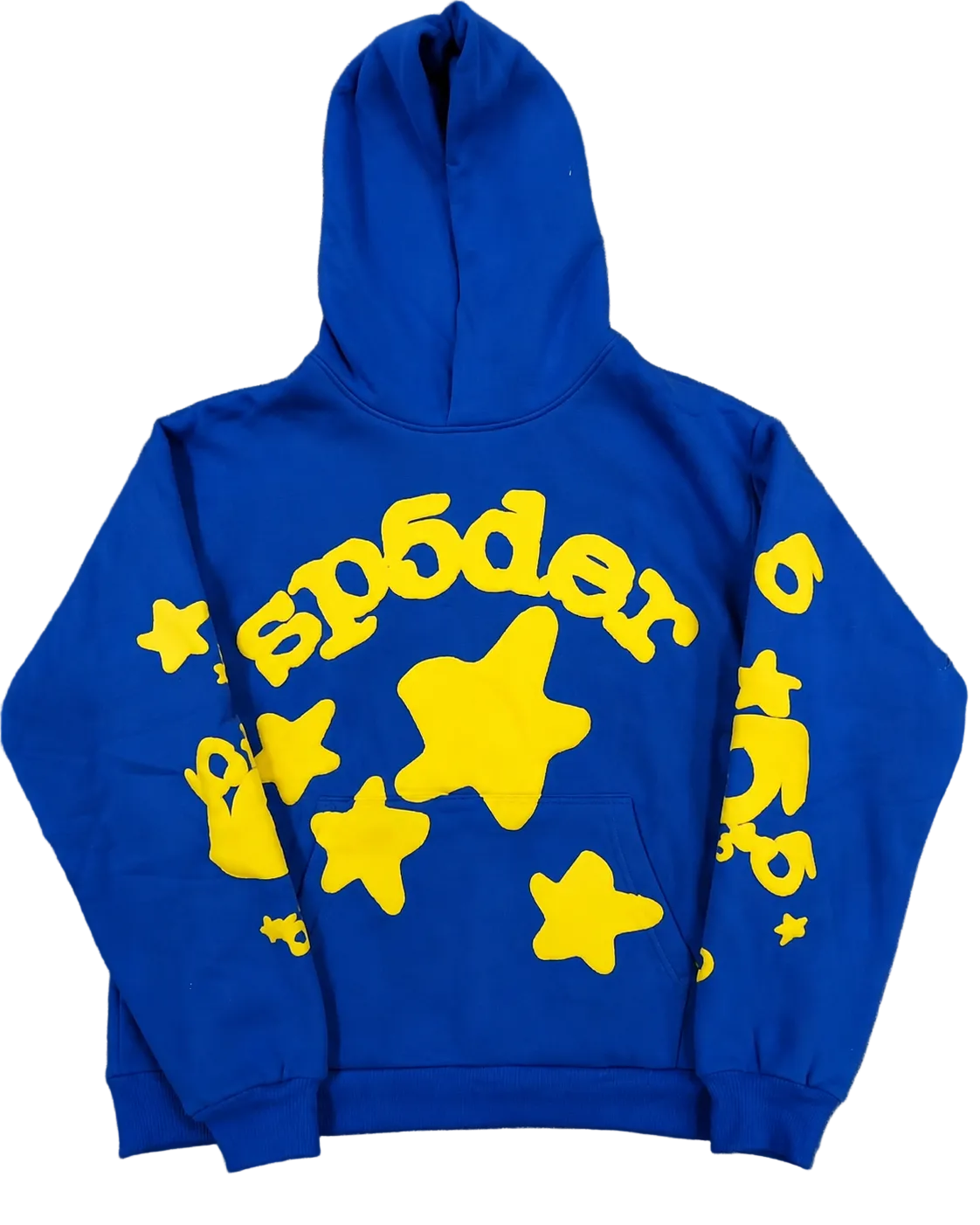 Sp5der TC Blue Beluga Hoodie Blue