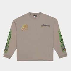 Biker Nation T-Shirt (Stone Grey)