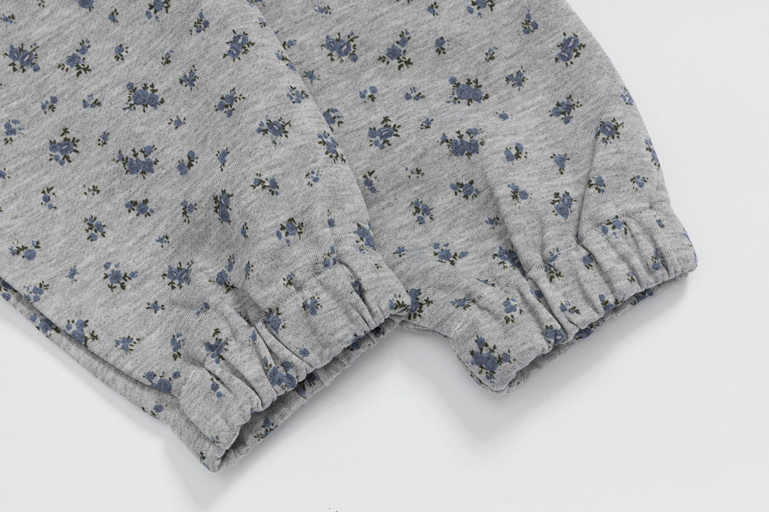 Reversible Floral Lace Zip‑Up Hooded Jacket