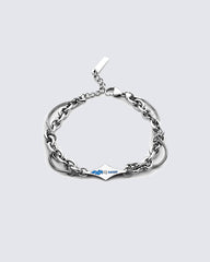 KIIKIO Titanium Steel Lava Wrap Bracelet with Unique Design