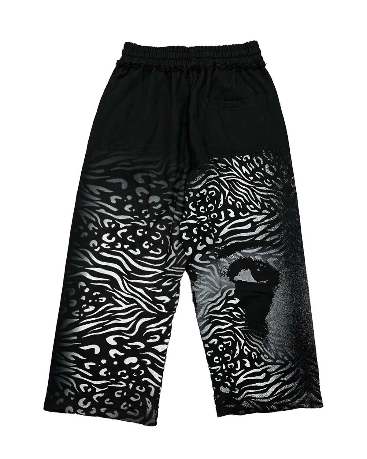 Mixed Emotions Striped Sweatpants Black