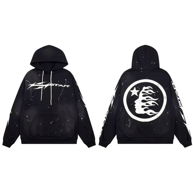 Hellstar Cosmic Circle Figure Graphic Hoodie