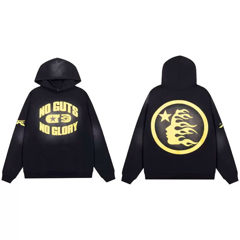 Hellstar Black Gold No Guts No Glory Hoodie