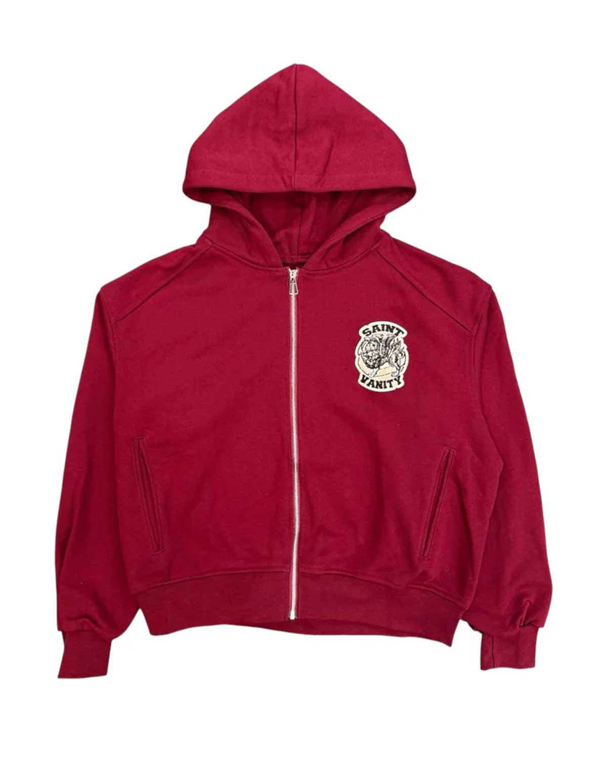 Saint Vanity Crimson Uniform Jacket Red