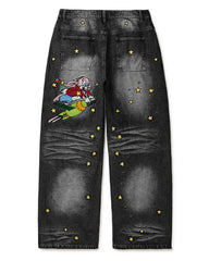 Vale Forever Cosmo Denim Pants Black
