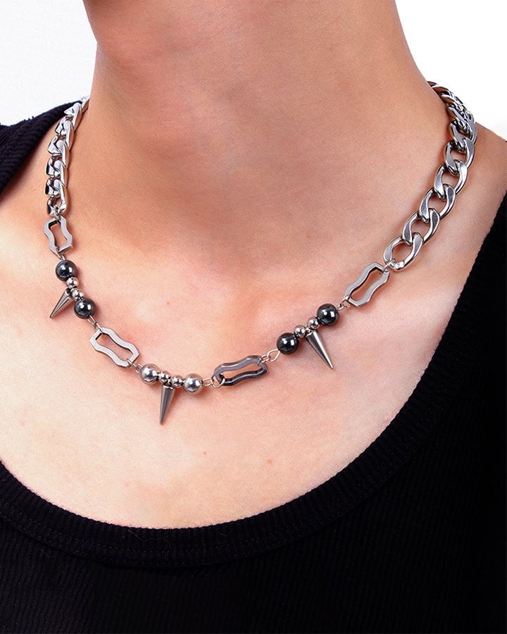 Punk Style Metal Chain Necklace