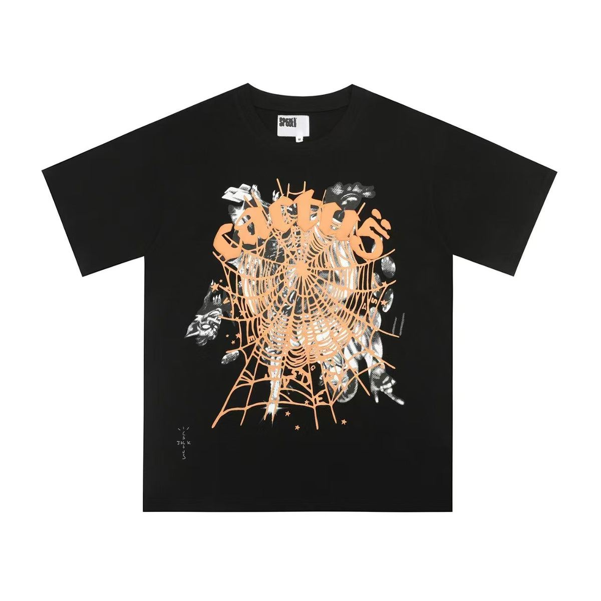 Cactus Jack by Travis Scott x Sp5der Airbrush Tee 'Black'
