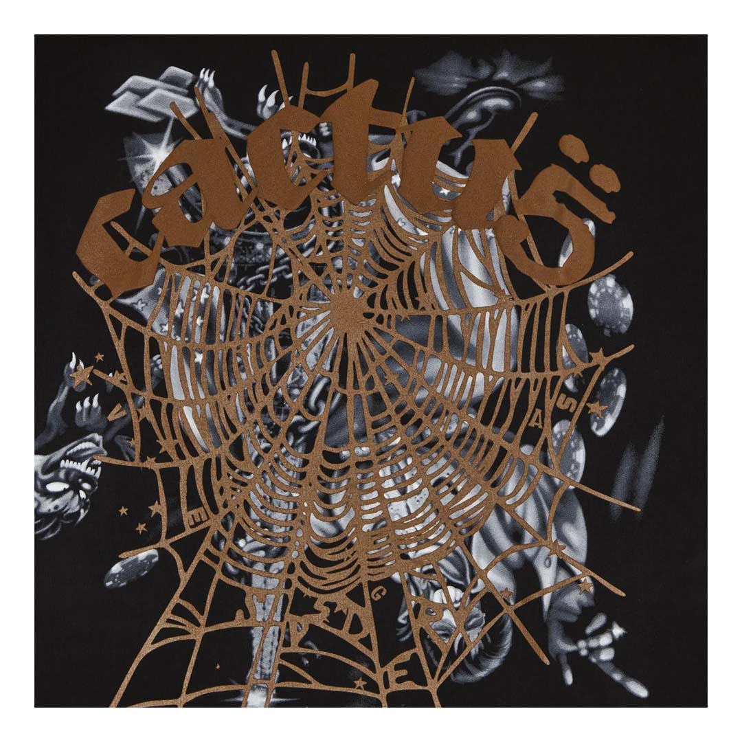 Cactus Jack by Travis Scott x Sp5der Airbrush Tee 'Black'