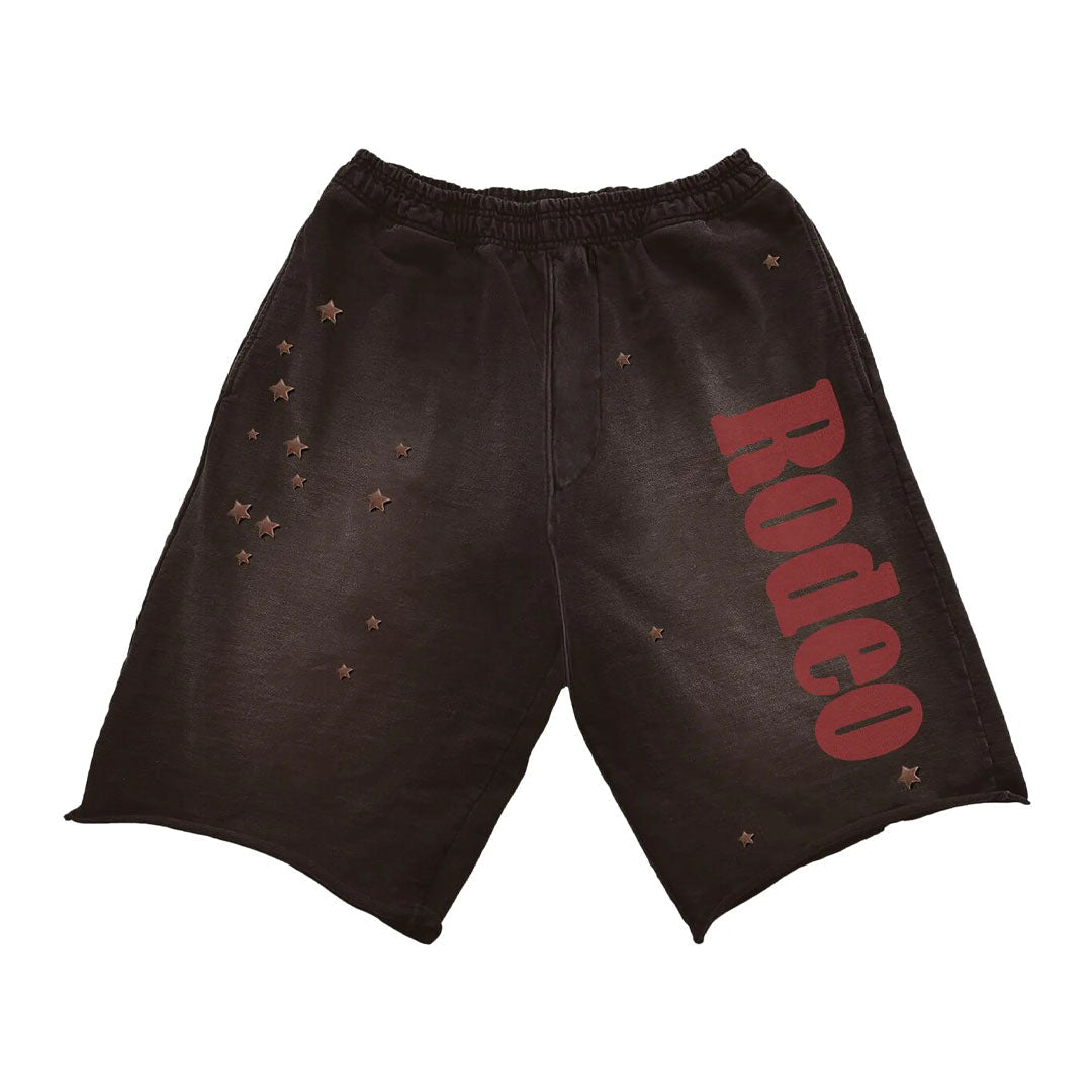 Cactus Jack by Travis Scott x Sp5der Days Before Rodeo Shorts 'Brown'