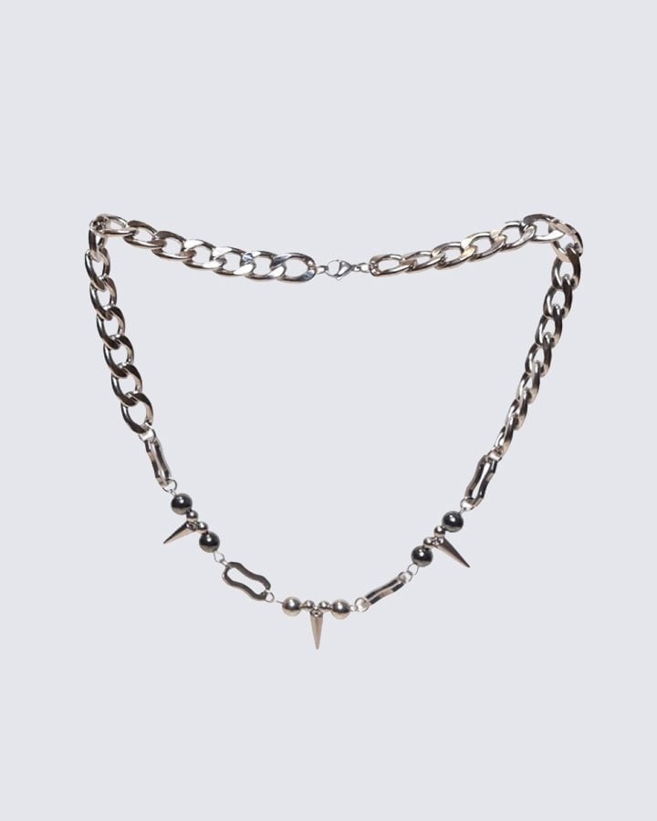 Punk Style Metal Chain Necklace